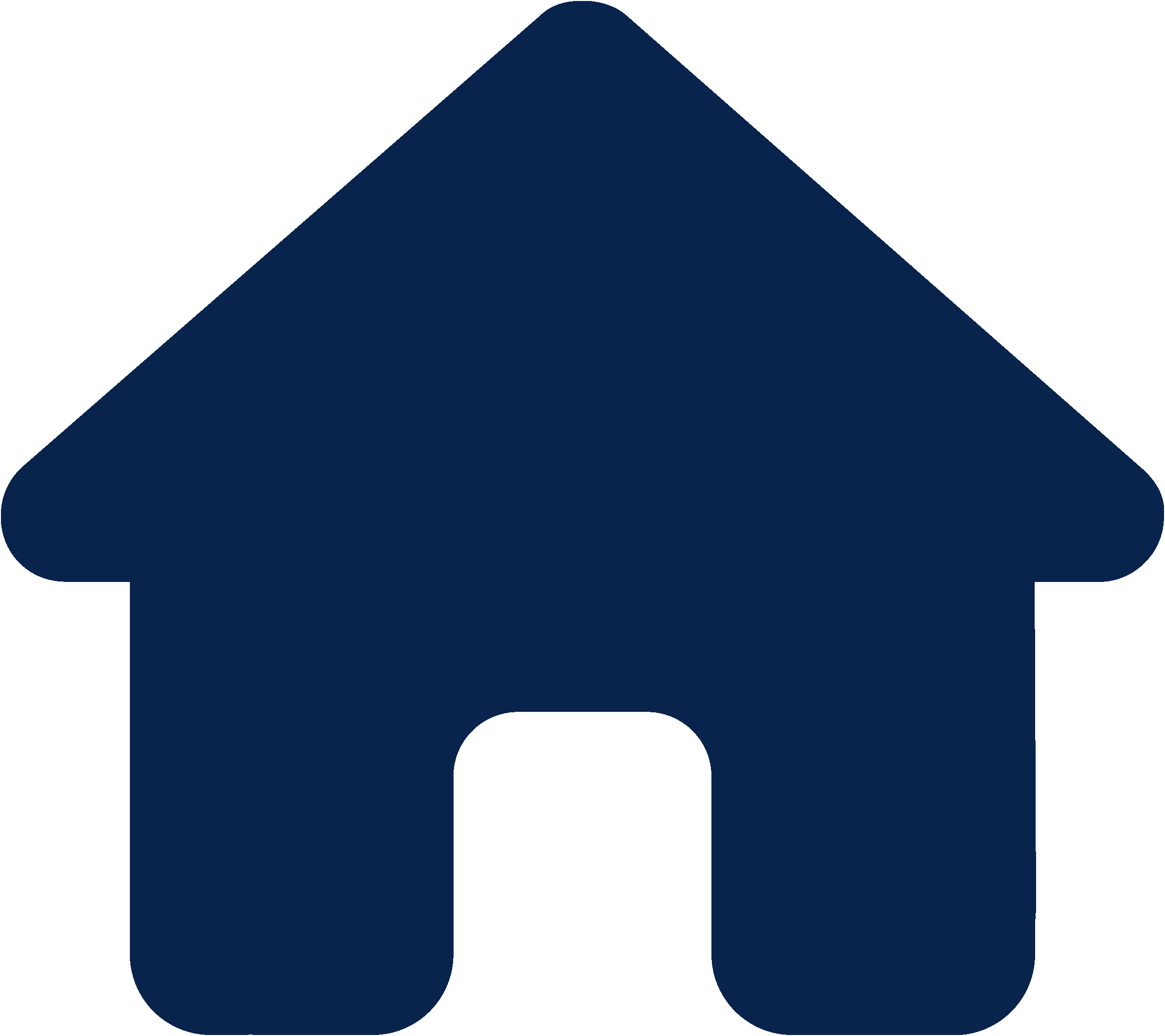 Navy blue house icon