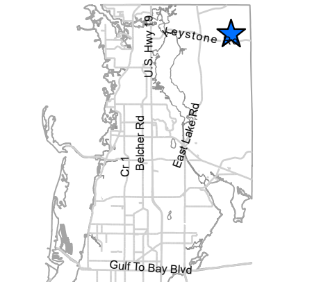 The project is located near the Keller Water Treatment Plant (WTP) in Tarpon Springs, within unincorporated Pinellas County.