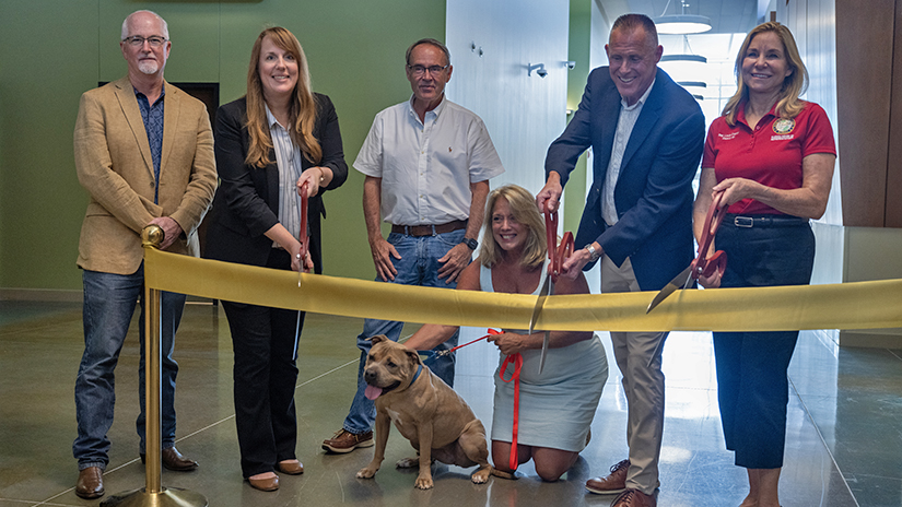 Groundbreaking for a new Pinellas County Animal Services medical building in Largo.