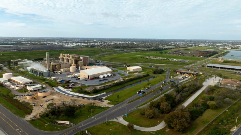 Aerial image of the Solid Waste Disposal Complex.