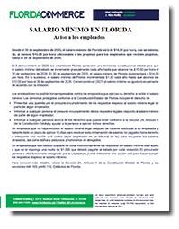 Minimum wage Florida Spanish thumbnail