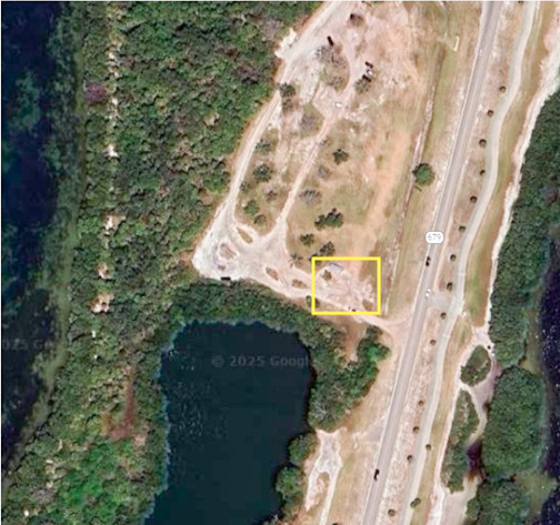 Screenshot of the recycling drop-off center located at the Fort De Soto Park boat ramp.