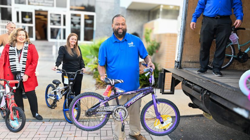 Pinellas County 2025 Holiday Bike Drive.