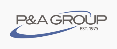 P&A Group established 1975 logo