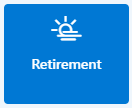retirement button in MyLearning with sun icon