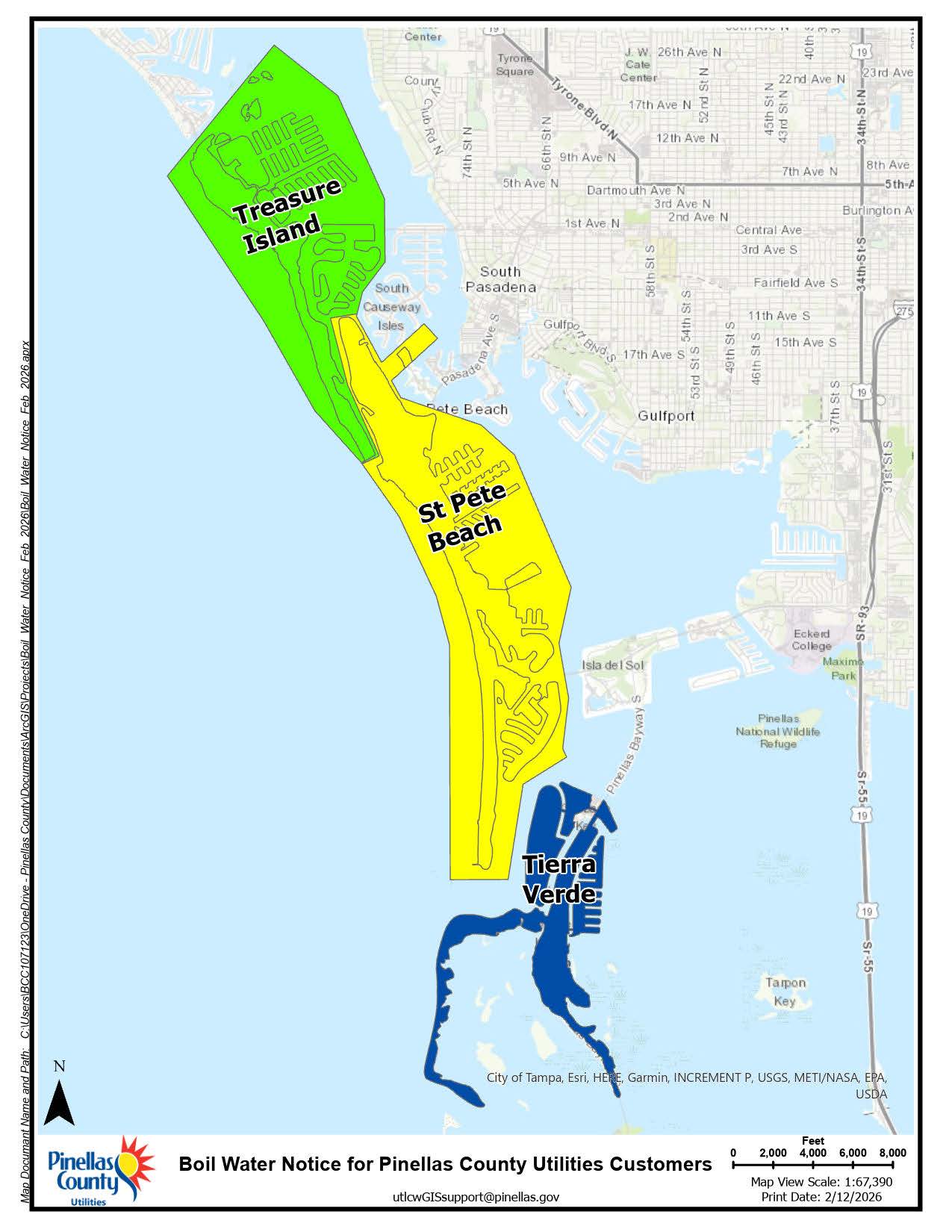 Boil Water Notice remains in effect for Treasure Island, St. Pete Beach ...