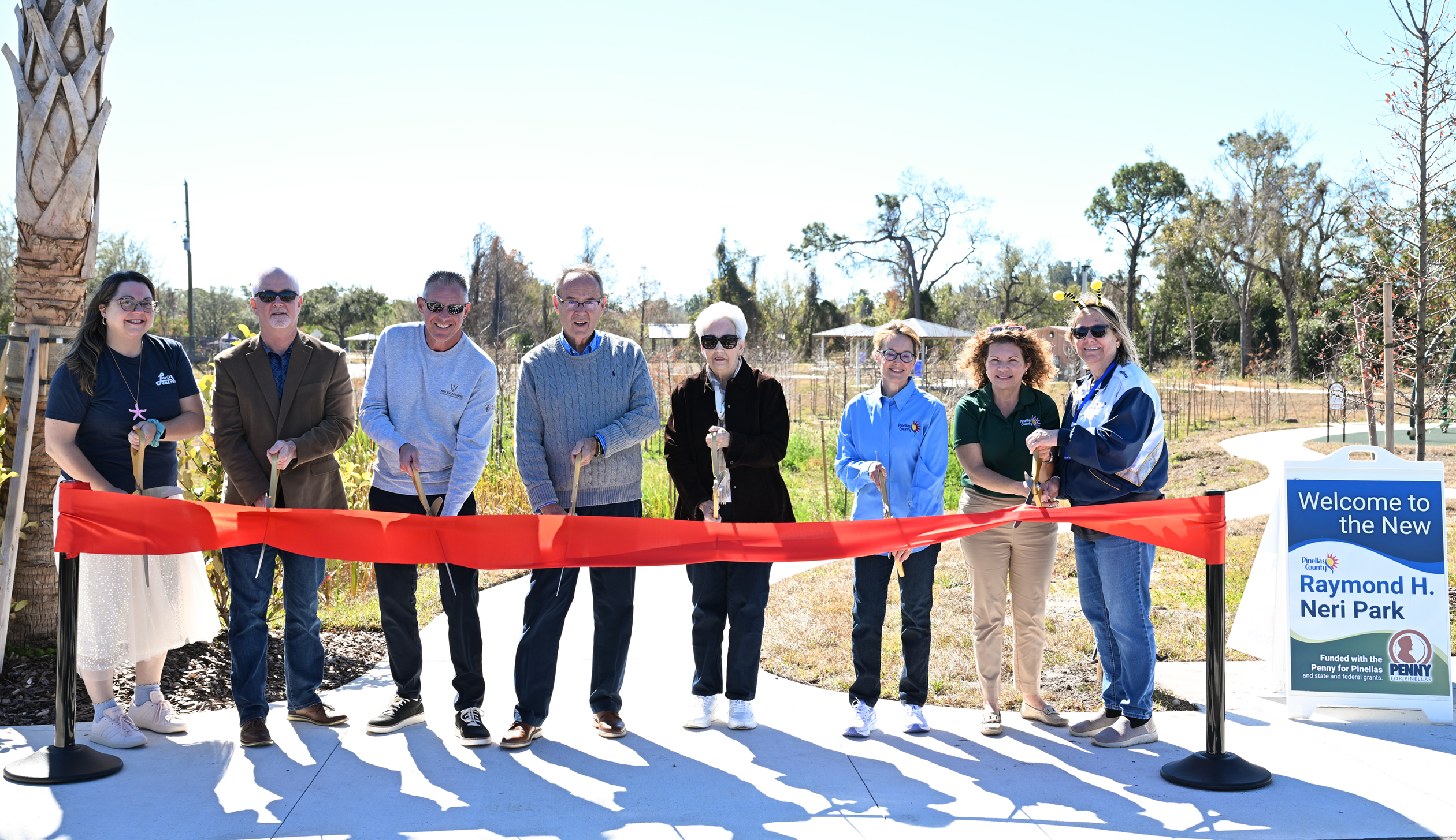 Ribbon Cutting at Raymond H. Neri Park