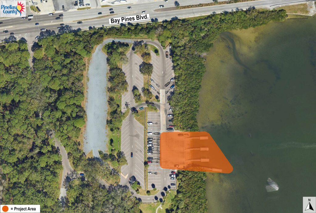 War Veterans Park boat ramp project area