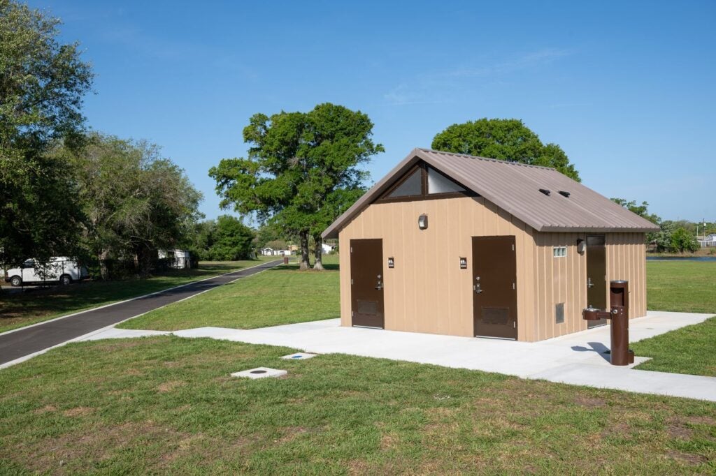 Dansville Park restrooms.