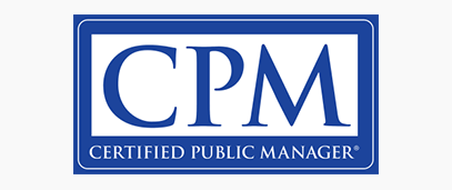 CPM Certified Public Manager logo