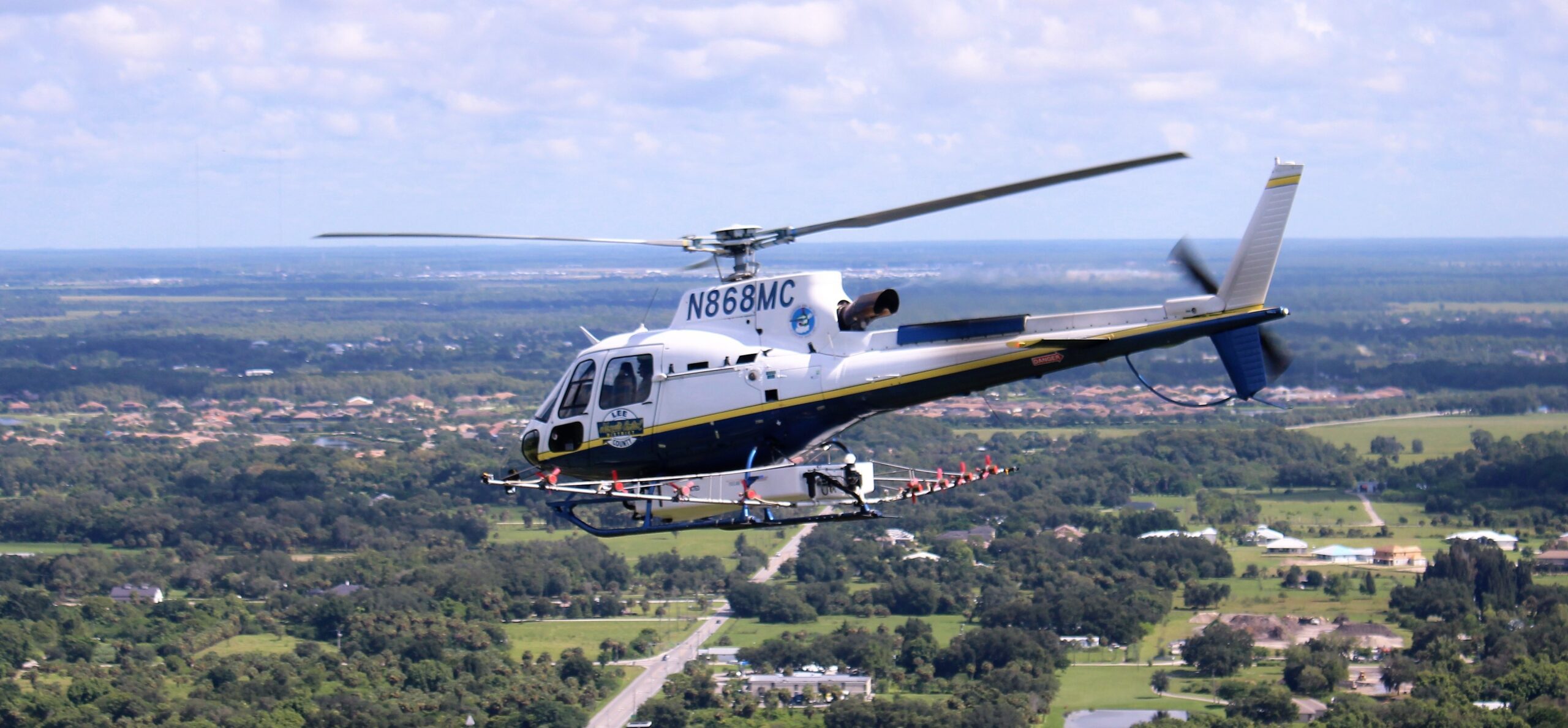 Lee county helicopter flying